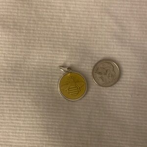 Yellow Bee Pendant Charm